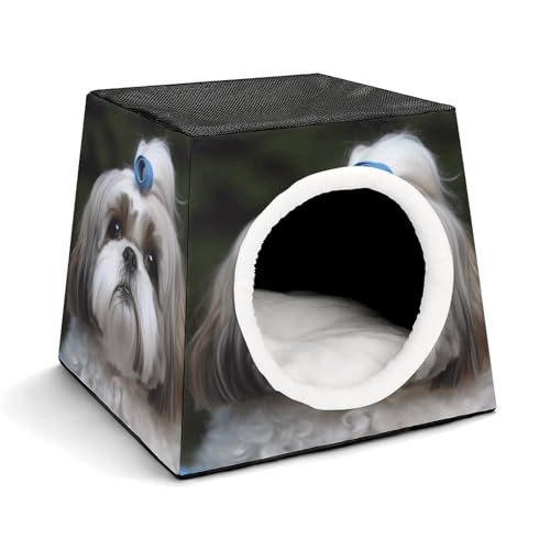 WYUSPGK Kapsel-Haustiernest, stilvolles und gemütliches Weltraumkapsel-Design für kleine Haustiere, Shih Tzu Hundedruck, stilvolles Haustiernest, gemütliches Haustiernest, tragbares Haustiernest WYUSPGK Kapsel-Haustiernest, stilvolles und gemütliches Weltraumkapsel-Design für kleine Haustiere, Shih Tzu Hundedruck, stilvolles Haustiernest, gemütliches Haustiernest, tragbares Haustiernest von WYUSPGK