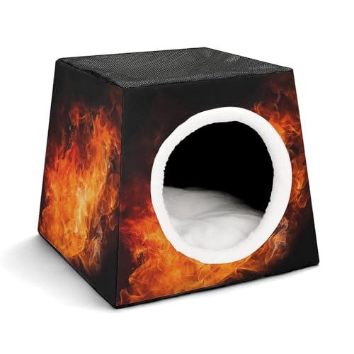 WYUSPGK Kapsel-Haustiernest, stilvolles und gemütliches Weltraumkapsel-Design für kleine Haustiere, brüllende Flamme, stilvolles Haustiernest, gemütliches Haustiernest, tragbares Haustiernest WYUSPGK Kapsel-Haustiernest, stilvolles und gemütliches Weltraumkapsel-Design für kleine Haustiere, brüllende Flamme, stilvolles Haustiernest, gemütliches Haustiernest, tragbares Haustiernest von WYUSPGK