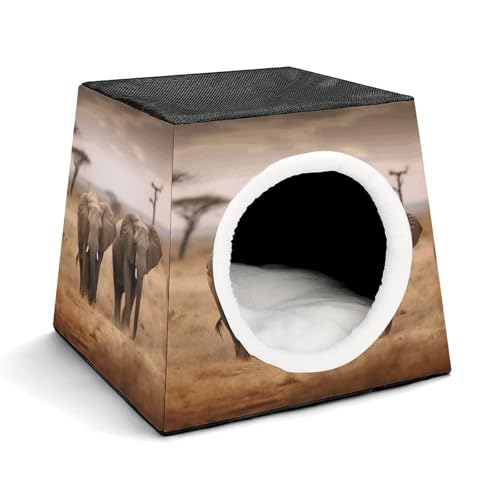 WYUSPGK Kapsel-Haustiernest, stilvolles und gemütliches Weltraumkapsel-Design für kleine Haustiere, wilde Tiere, Elefanten-Druck, stilvolles Haustiernest, gemütliches Haustiernest, tragbares WYUSPGK Kapsel-Haustiernest, stilvolles und gemütliches Weltraumkapsel-Design für kleine Haustiere, wilde Tiere, Elefanten-Druck, stilvolles Haustiernest, gemütliches Haustiernest, tragbares von WYUSPGK