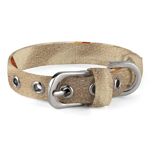 WYUSPGK Niedliches Katzenhalsband, Meeresstrand, Seestern-Druck, personalisierbar, geeignet für kleine und mittelgroße Hunde WYUSPGK Niedliches Katzenhalsband, Meeresstrand, Seestern-Druck, personalisierbar, geeignet für kleine und mittelgroße Hunde von WYUSPGK
