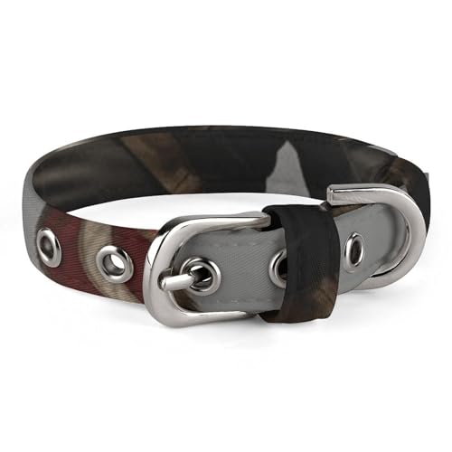 WYUSPGK Niedliches Katzenhalsband, Motiv: United States Marine Print, personalisierbar, geeignet für kleine und mittelgroße Hunde WYUSPGK Niedliches Katzenhalsband, Motiv: United States Marine Print, personalisierbar, geeignet für kleine und mittelgroße Hunde von WYUSPGK