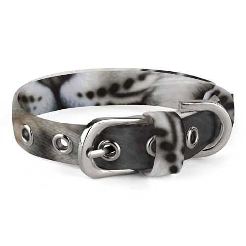 WYUSPGK Niedliches Katzenhalsband, Schneeleoparden-Druck, personalisierbar, geeignet für kleine und mittelgroße Hunde WYUSPGK Niedliches Katzenhalsband, Schneeleoparden-Druck, personalisierbar, geeignet für kleine und mittelgroße Hunde von WYUSPGK