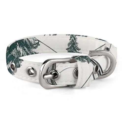 WYUSPGK Niedliches Katzenhalsband, Skilift mit Tannenbaum-Aufdruck, personalisierbares Hundehalsband, geeignet für kleine und mittelgroße Hunde WYUSPGK Niedliches Katzenhalsband, Skilift mit Tannenbaum-Aufdruck, personalisierbares Hundehalsband, geeignet für kleine und mittelgroße Hunde von WYUSPGK