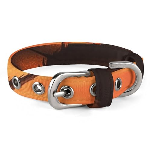 WYUSPGK Niedliches Katzenhalsband, Sonnenuntergang mit fliegendem Drachen-Druck, personalisierbar, geeignet für kleine und mittelgroße Hunde WYUSPGK Niedliches Katzenhalsband, Sonnenuntergang mit fliegendem Drachen-Druck, personalisierbar, geeignet für kleine und mittelgroße Hunde von WYUSPGK