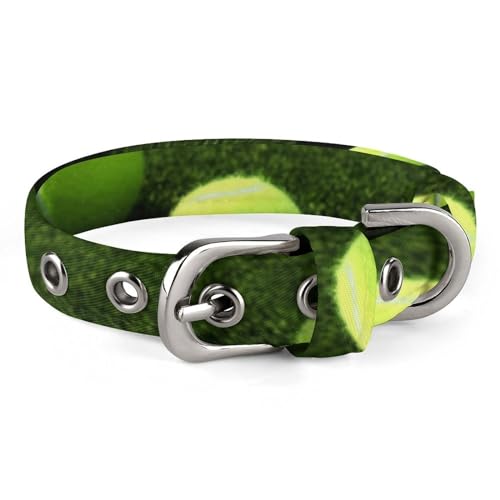 WYUSPGK Niedliches Katzenhalsband, Tennisbälle auf Tennisgrasplatz, mit Abreißverschluss, personalisierbares Hundehalsband, geeignet für kleine und mittelgroße Hunde WYUSPGK Niedliches Katzenhalsband, Tennisbälle auf Tennisgrasplatz, mit Abreißverschluss, personalisierbares Hundehalsband, geeignet für kleine und mittelgroße Hunde von WYUSPGK
