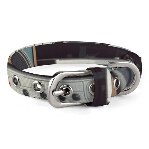 WYUSPGK Niedliches Katzenhalsband, Vintage-Stil, Wand-Motiv: Boombox_75800211, mit Abreißband, personalisiertes Hundehalsband, geeignet für kleine und mittelgroße Hunde WYUSPGK Niedliches Katzenhalsband, Vintage-Stil, Wand-Motiv: Boombox_75800211, mit Abreißband, personalisiertes Hundehalsband, geeignet für kleine und mittelgroße Hunde von WYUSPGK