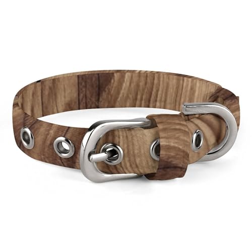 WYUSPGK Niedliches Katzenhalsband, mit Holzmaserung, personalisierbar, geeignet für kleine und mittelgroße Hunde WYUSPGK Niedliches Katzenhalsband, mit Holzmaserung, personalisierbar, geeignet für kleine und mittelgroße Hunde von WYUSPGK