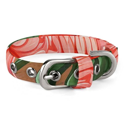 WYUSPGK Niedliches Katzenhalsband, tropischer Flamingo-Druck, personalisierbar, geeignet für kleine und mittelgroße Hunde WYUSPGK Niedliches Katzenhalsband, tropischer Flamingo-Druck, personalisierbar, geeignet für kleine und mittelgroße Hunde von WYUSPGK