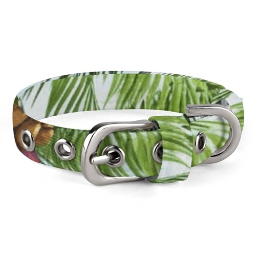 WYUSPGK Niedliches Katzenhalsband, tropischer Palmen-Druck, personalisierbar, geeignet für kleine und mittelgroße Hunde WYUSPGK Niedliches Katzenhalsband, tropischer Palmen-Druck, personalisierbar, geeignet für kleine und mittelgroße Hunde von WYUSPGK