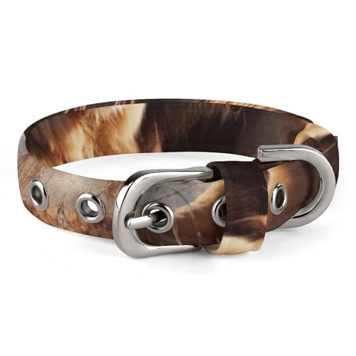WYUSPGK Niedliches Katzenhalsband, zwei Löwen-Aufdruck, personalisierbares Hundehalsband, geeignet für kleine und mittelgroße Hunde WYUSPGK Niedliches Katzenhalsband, zwei Löwen-Aufdruck, personalisierbares Hundehalsband, geeignet für kleine und mittelgroße Hunde von WYUSPGK