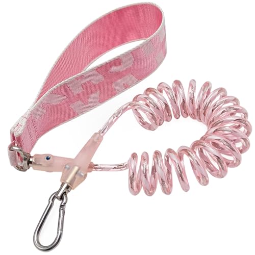 WYuZe Kaufestes Stretch-Hundeleine, 2,1 m, reflektierend, Anti-Ziehen, stoßdämpfend, weicher breiter Nylon-Griff, leichte Leine für kleine Hunde von WYUZE