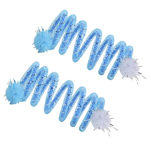 WZBHCZLJ 2pcs Flexible Spulen Springkatzen Spielzeug Mit Plüschkugel Light CORPED AUFAKT WZBHCZLJ 2pcs Flexible Spulen Springkatzen Spielzeug Mit Plüschkugel Light CORPED AUFAKT von WZBHCZLJ
