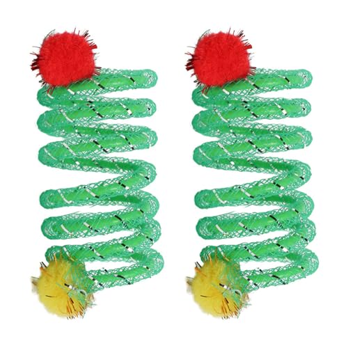 WZBHCZLJ 2pcs Flexible Spulen Springkatzen Spielzeug Mit Plüschkugel Light CORPED AUFAKT WZBHCZLJ 2pcs Flexible Spulen Springkatzen Spielzeug Mit Plüschkugel Light CORPED AUFAKT von WZBHCZLJ