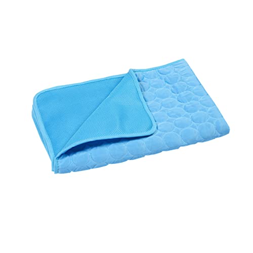 WZTHLF Hundebett, wiederverwendbare Hundematte, Kühlmatte für Hunde, selbstkühlende Pads, weich, rechteckig, waschbar, Kissen für kleine, mittelgroße und große Schilfrohrhunde WZTHLF Hundebett, wiederverwendbare Hundematte, Kühlmatte für Hunde, selbstkühlende Pads, weich, rechteckig, waschbar, Kissen für kleine, mittelgroße und große Schilfrohrhunde von WZTHLF