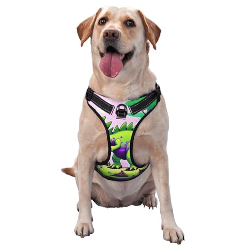 Bedruckte Haustierweste mit Dinosaurier-Motiv, Größe XL, ideal für Spaziergänge mit dem Hund, Wandern, tägliche Reisen Bedruckte Haustierweste mit Dinosaurier-Motiv, Größe XL, ideal für Spaziergänge mit dem Hund, Wandern, tägliche Reisen von WZYCWB