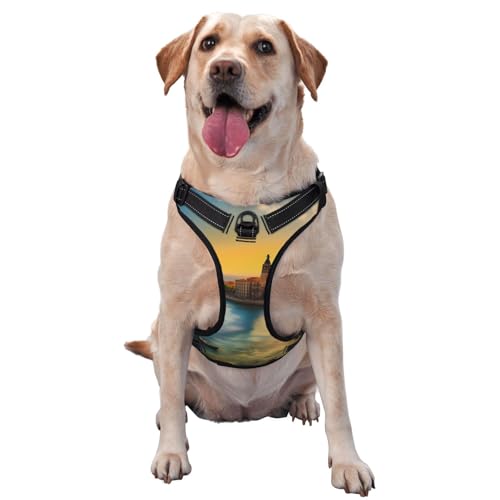 Bedruckte Haustierweste mit Sonnenuntergang in Barcelona, Größe XL, ideal für Spaziergänge mit dem Hund, Wandern, tägliche Reisen Bedruckte Haustierweste mit Sonnenuntergang in Barcelona, Größe XL, ideal für Spaziergänge mit dem Hund, Wandern, tägliche Reisen von WZYCWB