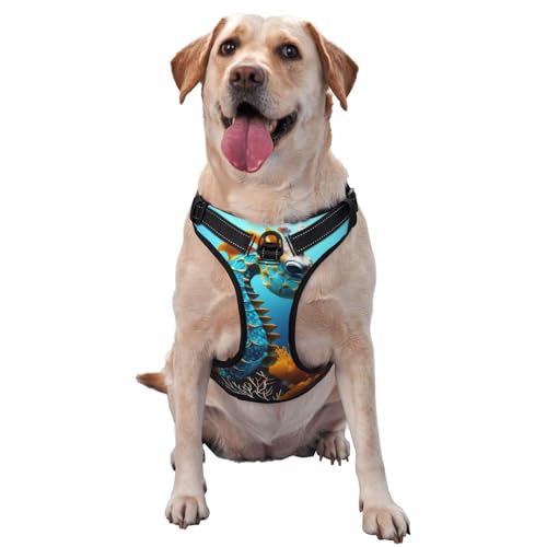 Blaues Seepferdchen, groß, bedruckt, ideal für Spaziergänge mit dem Hund, Wandern, tägliche Reisen Blaues Seepferdchen, groß, bedruckt, ideal für Spaziergänge mit dem Hund, Wandern, tägliche Reisen von WZYCWB