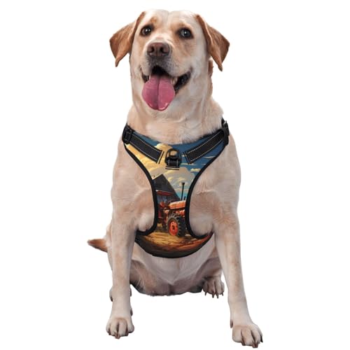 Farm Traktor-Traktorweste, groß, bedruckt, ideal für Spaziergänge mit dem Hund, Wandern, tägliche Reisen Farm Traktor-Traktorweste, groß, bedruckt, ideal für Spaziergänge mit dem Hund, Wandern, tägliche Reisen von WZYCWB