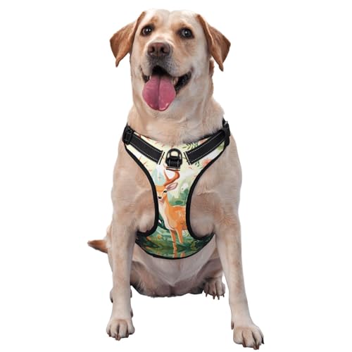Flowering Merganser Haustier-Traktionsweste, bedruckt, Größe XL, ideal für Spaziergänge mit dem Hund, Wandern, tägliche Reisen Flowering Merganser Haustier-Traktionsweste, bedruckt, Größe XL, ideal für Spaziergänge mit dem Hund, Wandern, tägliche Reisen von WZYCWB