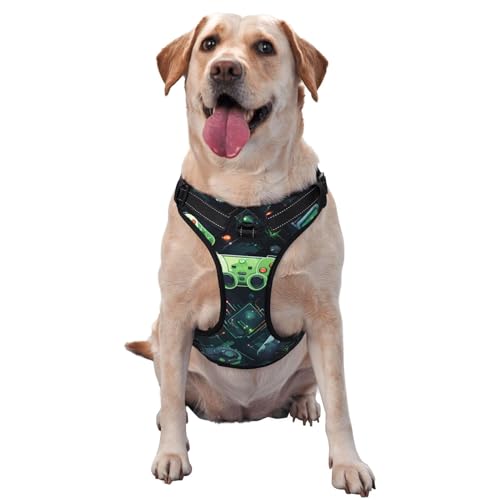Gamepad Circuit Version Medium bedruckte Haustier-Traktionsweste, ideal für Spaziergänge mit dem Hund, Wandern, tägliche Reisen Gamepad Circuit Version Medium bedruckte Haustier-Traktionsweste, ideal für Spaziergänge mit dem Hund, Wandern, tägliche Reisen von WZYCWB