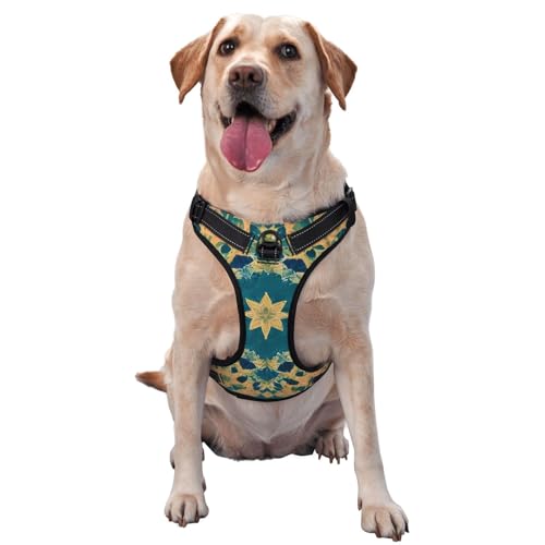 Haustier-Traktionsweste mit Viereck-Muster, mittelgroß, ideal für Spaziergänge mit dem Hund, Wandern, tägliche Reisen Haustier-Traktionsweste mit Viereck-Muster, mittelgroß, ideal für Spaziergänge mit dem Hund, Wandern, tägliche Reisen von WZYCWB