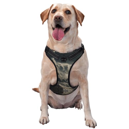 Haustier-Traktionsweste mit riesigen Wellen, mittelgroß, ideal für Spaziergänge mit dem Hund, Wandern, tägliche Reisen Haustier-Traktionsweste mit riesigen Wellen, mittelgroß, ideal für Spaziergänge mit dem Hund, Wandern, tägliche Reisen von WZYCWB