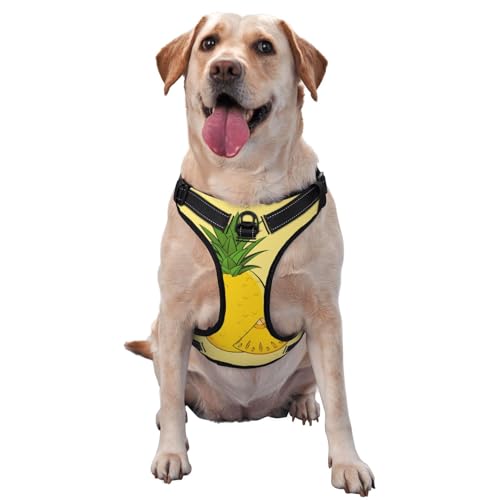 Haustierweste mit Cartoon-Ananas-Muster, Größe XL, ideal für Spaziergänge mit dem Hund, Wandern, tägliche Reisen Haustierweste mit Cartoon-Ananas-Muster, Größe XL, ideal für Spaziergänge mit dem Hund, Wandern, tägliche Reisen von WZYCWB
