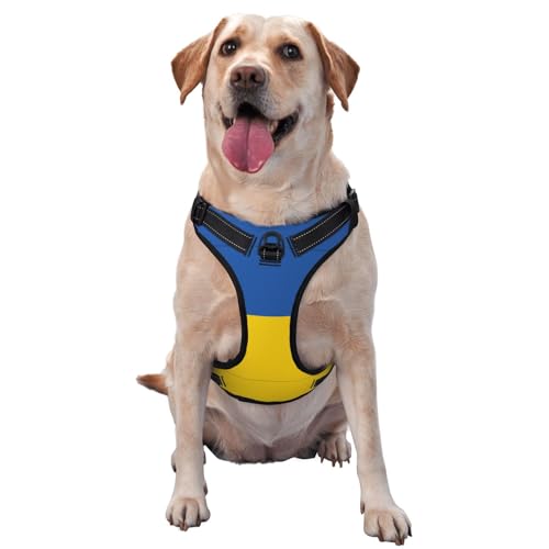 Haustierweste mit Flagge der Ukraine, bedruckt, ideal für Spaziergänge mit dem Hund, Wandern, tägliche Reisen Haustierweste mit Flagge der Ukraine, bedruckt, ideal für Spaziergänge mit dem Hund, Wandern, tägliche Reisen von WZYCWB