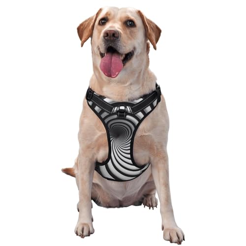 Haustierweste mit Spiralbindung, optische Täuschung, groß, bedruckt, ideal für Spaziergänge mit dem Hund, Wandern, tägliche Reisen Haustierweste mit Spiralbindung, optische Täuschung, groß, bedruckt, ideal für Spaziergänge mit dem Hund, Wandern, tägliche Reisen von WZYCWB