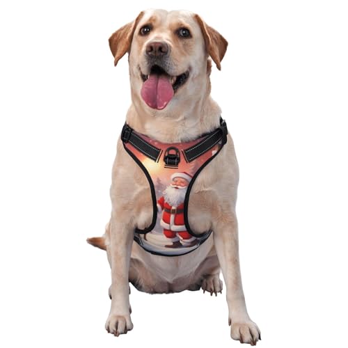 Haustierweste mit Weihnachtsmann-Motiv, bedruckt, ideal für Spaziergänge mit dem Hund, Wandern, tägliche Reisen Haustierweste mit Weihnachtsmann-Motiv, bedruckt, ideal für Spaziergänge mit dem Hund, Wandern, tägliche Reisen von WZYCWB