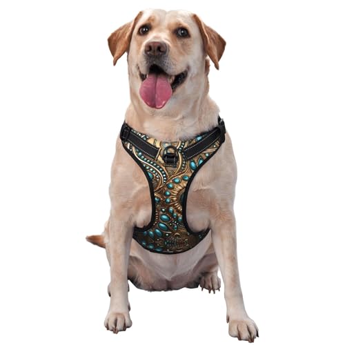 Hundeweste mit Schmuckmuster, Größe XL, ideal für Spaziergänge mit dem Hund, Wandern, tägliche Reisen Hundeweste mit Schmuckmuster, Größe XL, ideal für Spaziergänge mit dem Hund, Wandern, tägliche Reisen von WZYCWB