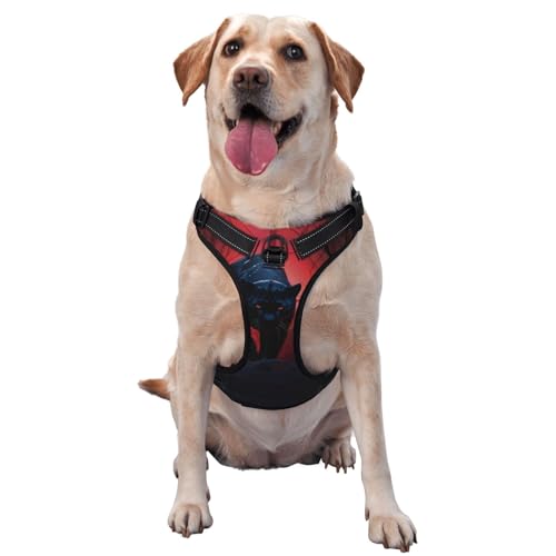Hunting Panthers Haustier-Traktionsweste, bedruckt, Größe XL, ideal für Spaziergänge mit dem Hund, Wandern, tägliche Reisen Hunting Panthers Haustier-Traktionsweste, bedruckt, Größe XL, ideal für Spaziergänge mit dem Hund, Wandern, tägliche Reisen von WZYCWB