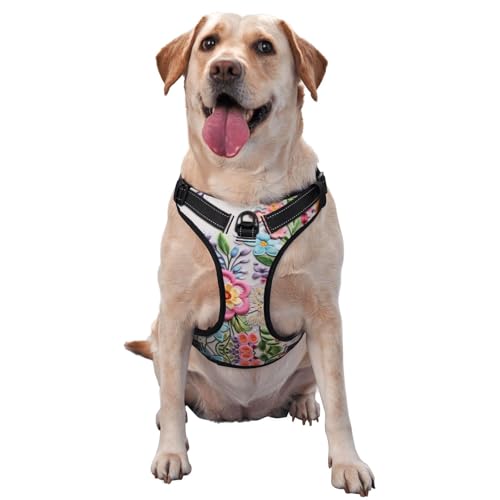 If it Blooms Soon. Mittlere bedruckte Haustier-Traktionsweste – ideal für Spaziergänge mit dem Hund, Wandern, tägliche Reisen von WZYCWB