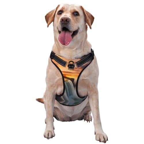 Interessante Wasserfallweste, groß, bedruckt, ideal für Spaziergänge mit dem Hund, Wandern, tägliche Reisen Interessante Wasserfallweste, groß, bedruckt, ideal für Spaziergänge mit dem Hund, Wandern, tägliche Reisen von WZYCWB