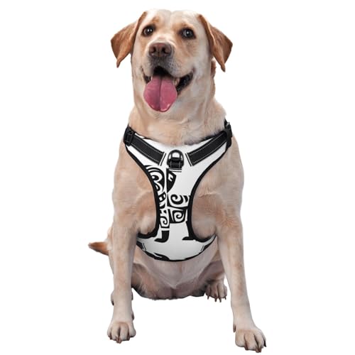Jointed Dog Hunde-Traktionsweste, groß, bedruckt, ideal für Spaziergänge mit dem Hund, Wandern, tägliche Reisen Jointed Dog Hunde-Traktionsweste, groß, bedruckt, ideal für Spaziergänge mit dem Hund, Wandern, tägliche Reisen von WZYCWB