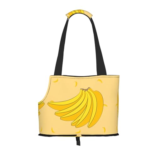 Leichte, atmungsaktive Reise kleine Haustier Umhängetasche, WZYCWB Cartoon Banane gedruckt Haustier Umhängetasche von WZYCWB