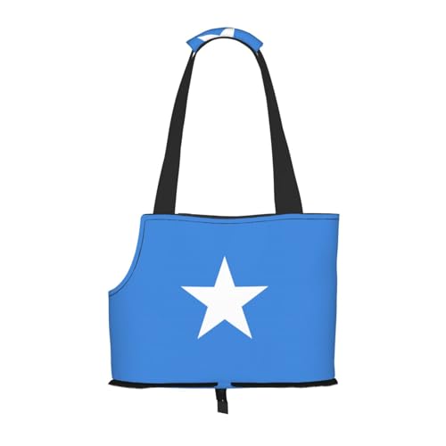 Leichte, atmungsaktive Reise kleine Haustier Umhängetasche, WZYCWB Somali Flagge gedruckt Haustier Umhängetasche von WZYCWB