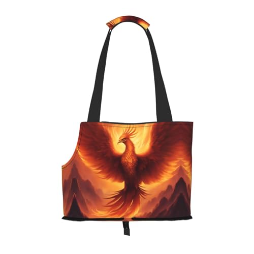 Lightweight, breathable travel small pet shoulder bag, WZYCWB beautiful phoenix printed pet shoulder bag von WZYCWB