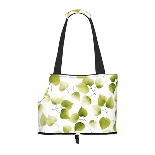 Lightweight, breathable travel small pet shoulder bag, WZYCWB foliage printed pet shoulder bag von WZYCWB