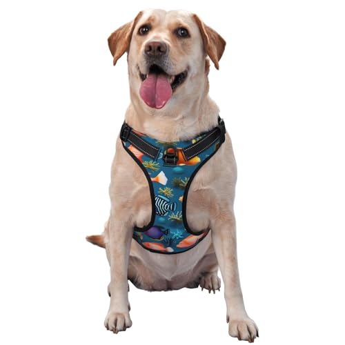 U-Boot-Rifffisch-Traktionsweste, Größe XL, ideal für Spaziergänge mit dem Hund, Wandern, tägliche Reisen U-Boot-Rifffisch-Traktionsweste, Größe XL, ideal für Spaziergänge mit dem Hund, Wandern, tägliche Reisen von WZYCWB