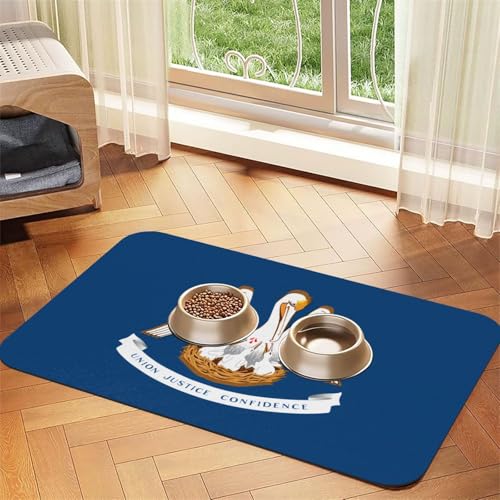 WZYCWB 30 x 45 cm Louisiana-Flagge, gemustertes Haustier-Tischset, Futtermatte für Katzen- und Hundefutter, faltbar und einfach zu verstauen WZYCWB 30 x 45 cm Louisiana-Flagge, gemustertes Haustier-Tischset, Futtermatte für Katzen- und Hundefutter, faltbar und einfach zu verstauen von WZYCWB