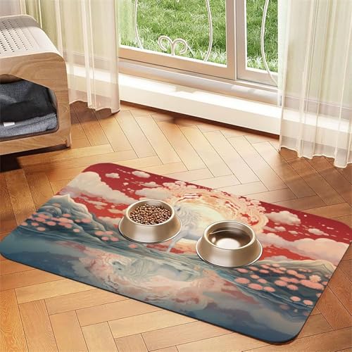 WZYCWB Majestic White Horse gemustertes Haustier-Tischset, Futtermatte, für Katzen- und Hundenapf-Matten, faltbar und einfach zu verstauen, 30 x 45 cm WZYCWB Majestic White Horse gemustertes Haustier-Tischset, Futtermatte, für Katzen- und Hundenapf-Matten, faltbar und einfach zu verstauen, 30 x 45 cm von WZYCWB