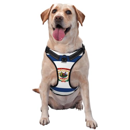 West-Virginia-Flagge, mittelgroß, bedruckt, ideal für Spaziergänge mit dem Hund, Wandern, tägliche Reisen West-Virginia-Flagge, mittelgroß, bedruckt, ideal für Spaziergänge mit dem Hund, Wandern, tägliche Reisen von WZYCWB