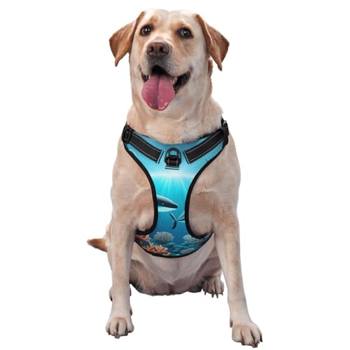 Whales Under The Sea Haustier-Traktionsweste, bedruckt, klein, ideal für Spaziergänge mit dem Hund, Wandern, tägliche Reisen Whales Under The Sea Haustier-Traktionsweste, bedruckt, klein, ideal für Spaziergänge mit dem Hund, Wandern, tägliche Reisen von WZYCWB