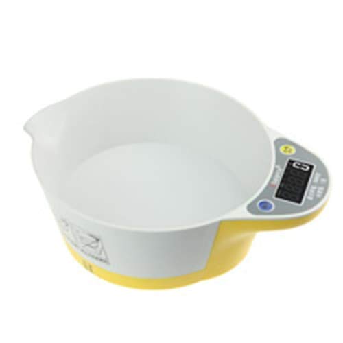 WZhen Haustier Essen Skala Tasse Für Hund Katze Fütterung Schüssel Küche Skala Messung Schüssel Tasse Abnehmbare Löffel Haustier Liefert - Gelb China von WZhen
