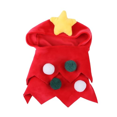 Feiertags-Haustierkostüm Haustier-Weihnachtskleidung, Katzen- und Hunde-Einteiler, kreative Modellierkleidung und Hüte, Weihnachtsbaum-Modellierkleidung Haustier-Feiertagskostüm-Anzug ( Color : Red , Feiertags-Haustierkostüm Haustier-Weihnachtskleidung, Katzen- und Hunde-Einteiler, kreative Modellierkleidung und Hüte, Weihnachtsbaum-Modellierkleidung Haustier-Feiertagskostüm-Anzug ( Color : Red , von WaLdor