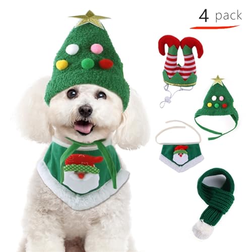 Feiertags-Haustierkostüm Haustier-Weihnachtskostüm-Set, Katzen- und Hundemütze, Kopfbedeckung, Schal, Umhang, Haustier-Neujahrsmantel, Weihnachtskleid-Set Haustier-Feiertagskostüm-Anzug ( Color : 1 ) Feiertags-Haustierkostüm Haustier-Weihnachtskostüm-Set, Katzen- und Hundemütze, Kopfbedeckung, Schal, Umhang, Haustier-Neujahrsmantel, Weihnachtskleid-Set Haustier-Feiertagskostüm-Anzug ( Color : 1 ) von WaLdor
