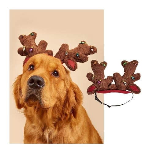 Feiertags-Haustierkostüm Weihnachts-Haustierzubehör, flauschiges Glöckchen-Stirnband for Hunde und Katzen, grünes und rotes Schleife-Elfen-Set Haustier-Feiertagskostüm-Anzug ( Color : 6 , Size : M ) Feiertags-Haustierkostüm Weihnachts-Haustierzubehör, flauschiges Glöckchen-Stirnband for Hunde und Katzen, grünes und rotes Schleife-Elfen-Set Haustier-Feiertagskostüm-Anzug ( Color : 6 , Size : M ) von WaLdor