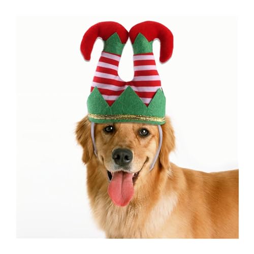 WaLdor Feiertags-Haustierkostüm Weihnachtsmützen for Haustiere, lustige gestreifte Hüte, Weihnachtsschmuck for Hunde und Katzen Haustier-Feiertagskostüm-Anzug WaLdor Feiertags-Haustierkostüm Weihnachtsmützen for Haustiere, lustige gestreifte Hüte, Weihnachtsschmuck for Hunde und Katzen Haustier-Feiertagskostüm-Anzug von WaLdor