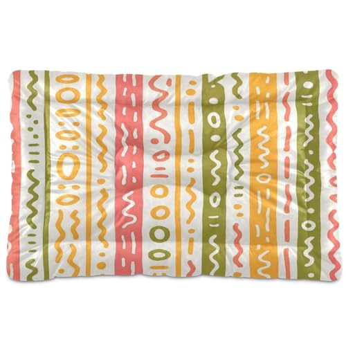 Waassud Abstrakte Streifen, dicke Hundebett-Matte, rutschfest, kaufest, Haustierbett für Hunde und Katzen, weich, waschbar, Hundehüttenkissen für Boden, Sofa, Auto, 45,7 x 61 cm Waassud Abstrakte Streifen, dicke Hundebett-Matte, rutschfest, kaufest, Haustierbett für Hunde und Katzen, weich, waschbar, Hundehüttenkissen für Boden, Sofa, Auto, 45,7 x 61 cm von Waassud